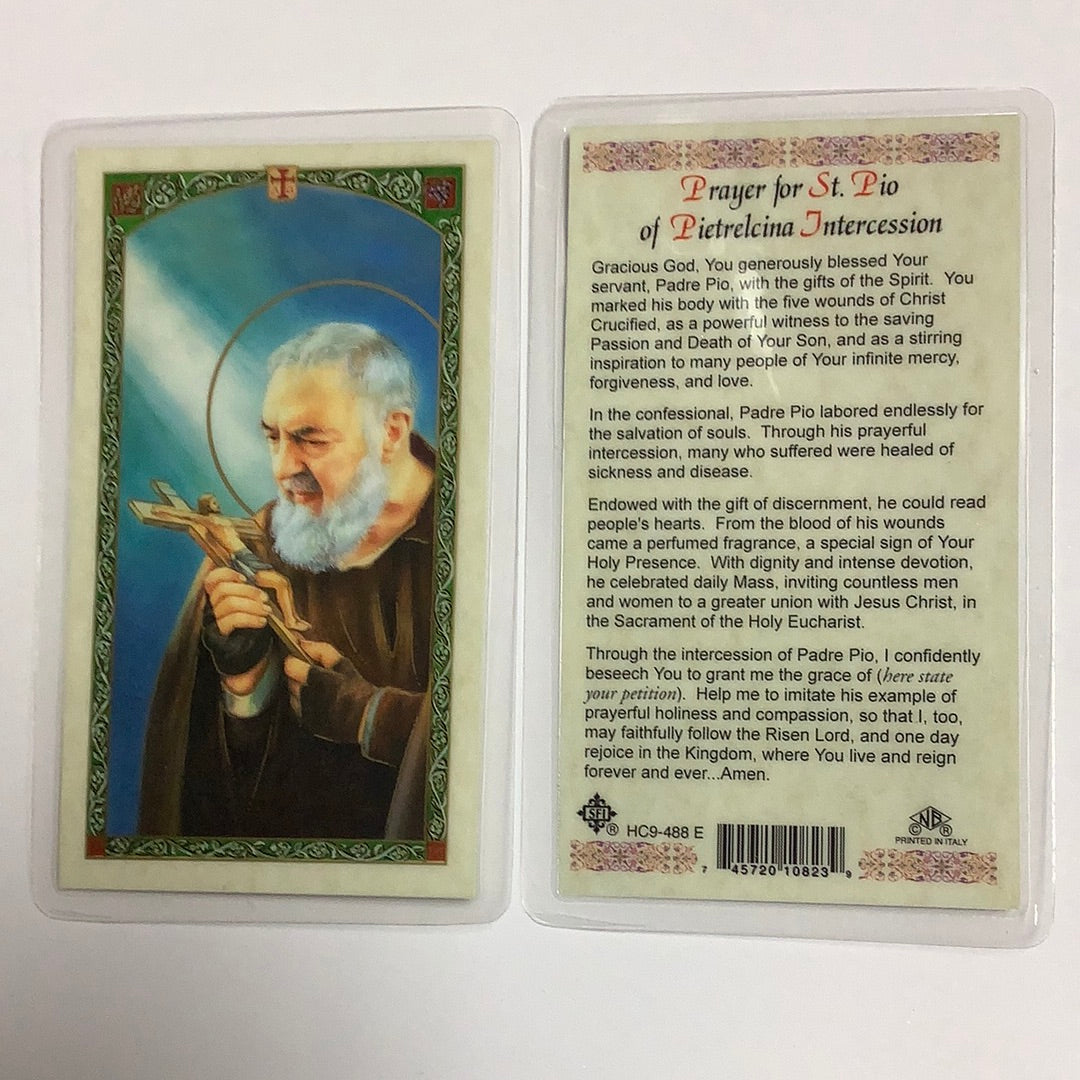 BM-laminated-St Pio of Pietrelcina-HC9-488 E