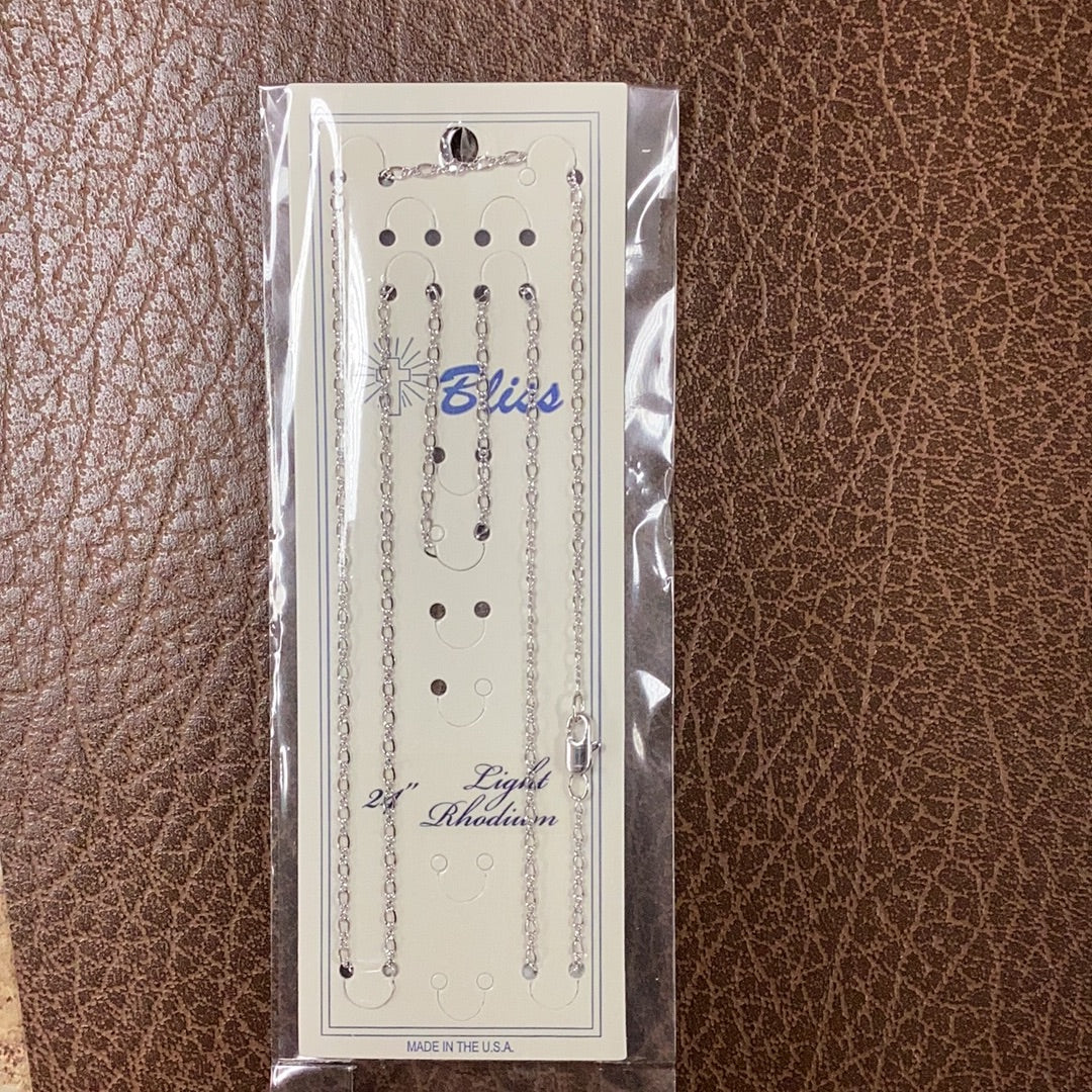 Chain-LHR-24"-Figaro-Lobster Claw Closure