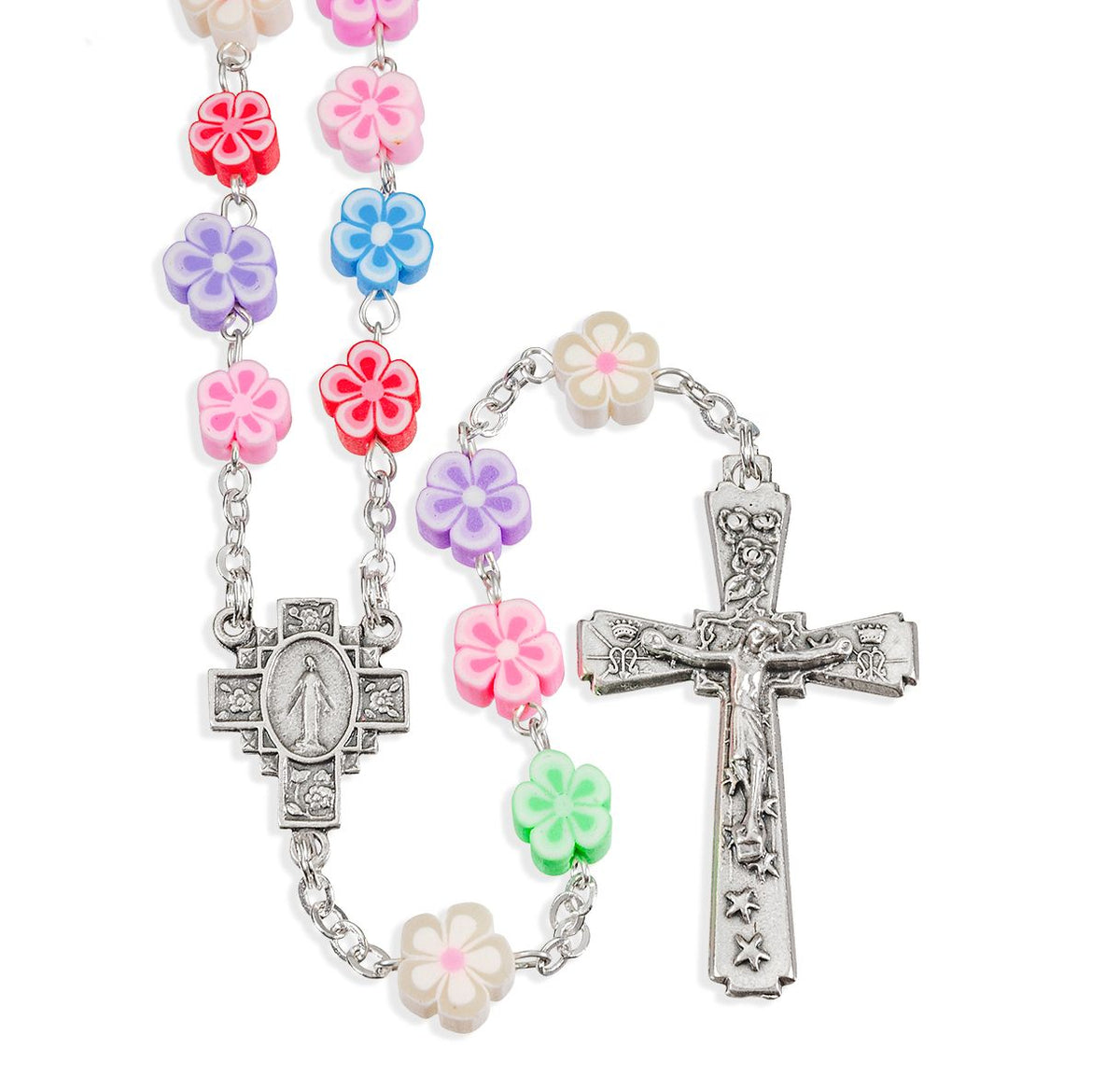 Rosary/Floral Shape/Multi
