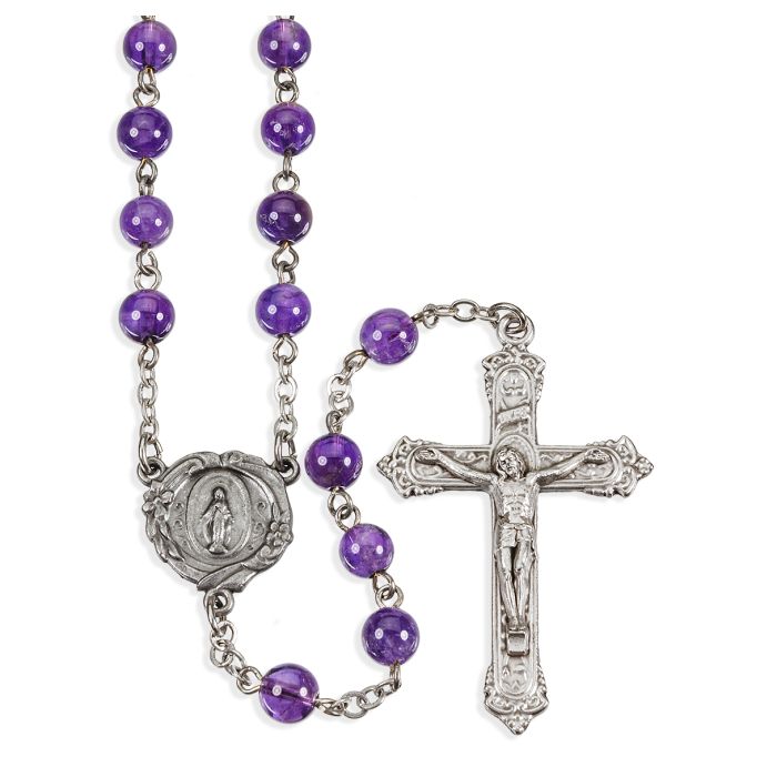 Rosary-6mm Amethyst Bead
