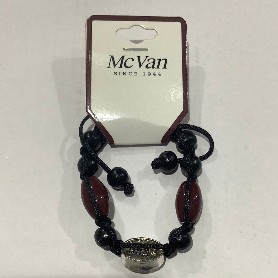 Bracelet/Black/Football/St Sebastian