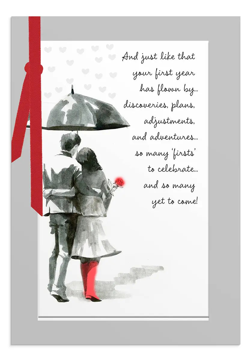 Card/Anniv/1st/91967-C073