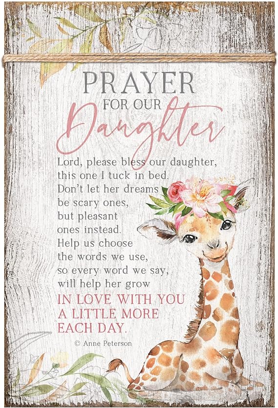 Plaque-Prayer For Our Daughter