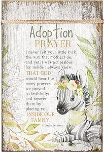 Plaque-Adoption Prayer
