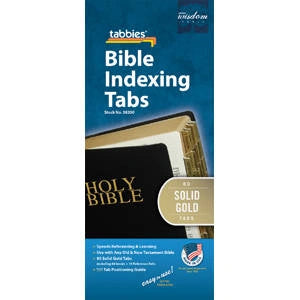 Bible Tabs-Solid Gold