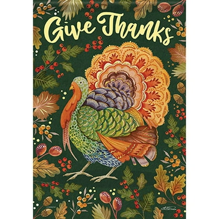 Garden Flag/Thanksgiving Turkey-Garden Flag