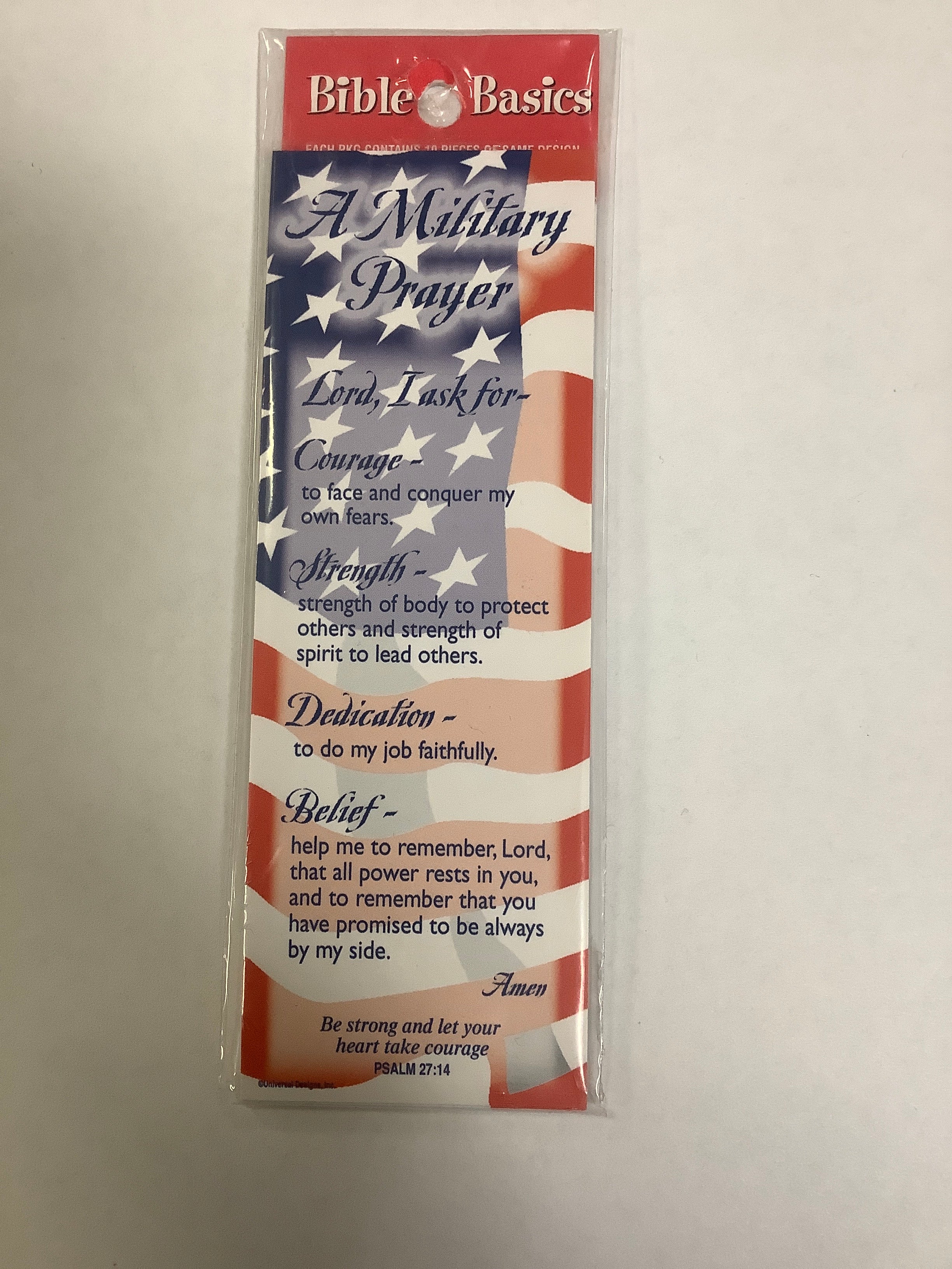 Bookmark/Pkg/Military Prayer