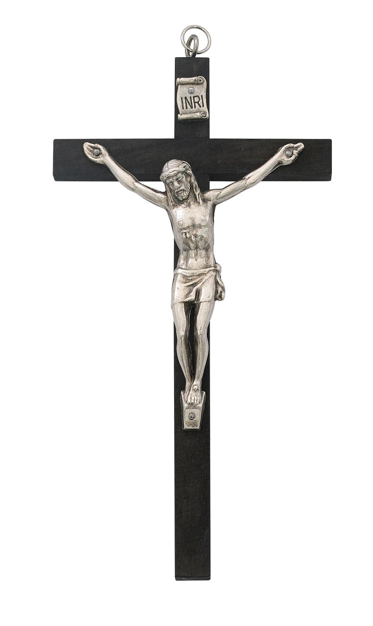 Crucifix/Black/Hanging/5"