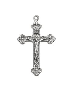 Crucifix/Silver Oxidized Medal