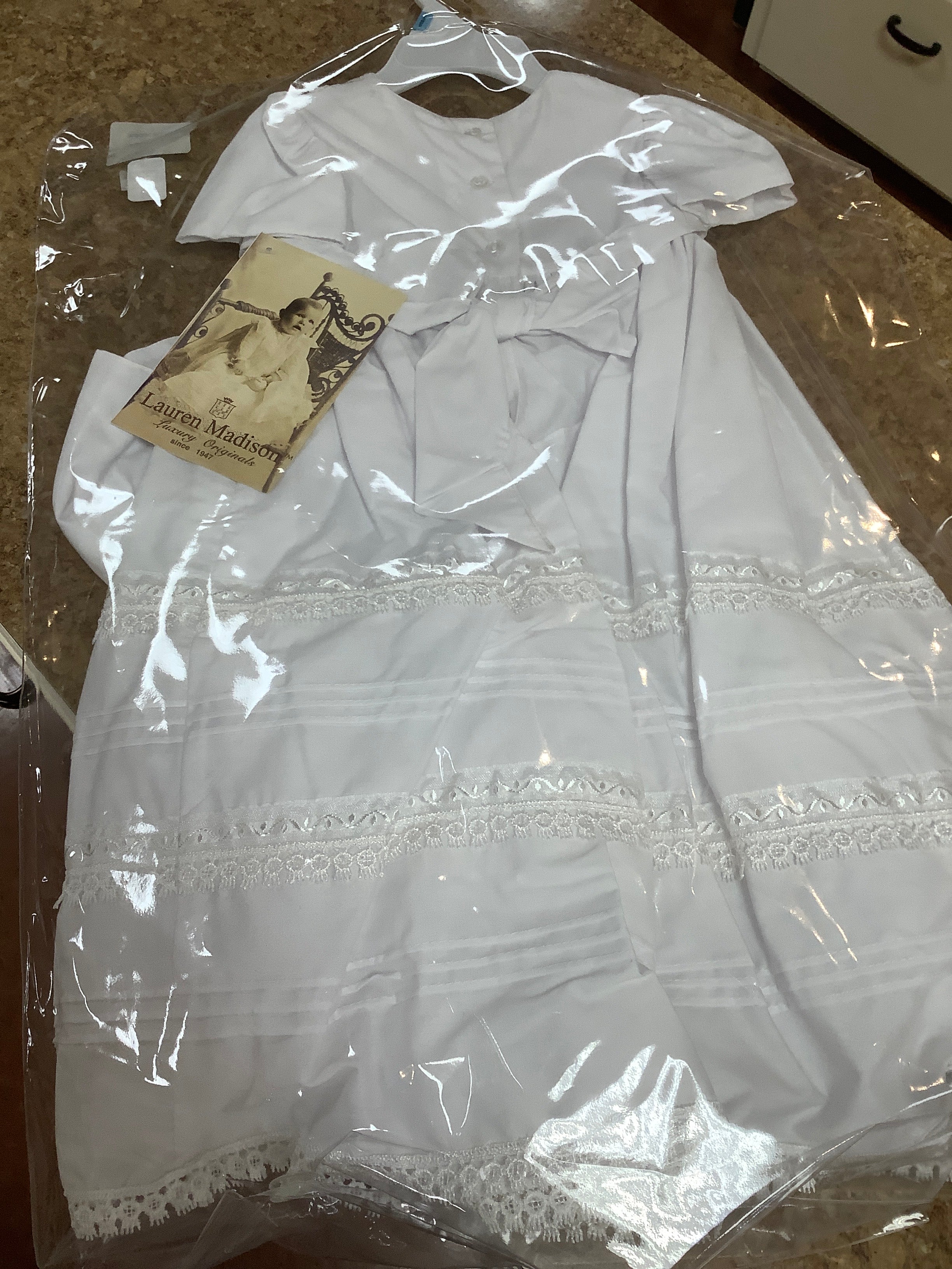 Baptism Outfit/Girl/1941/6-9m