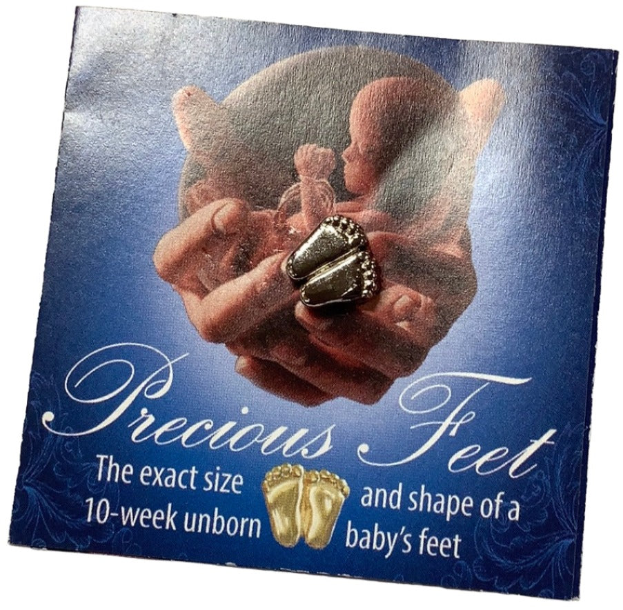 Pin/Precious Feet/Silver