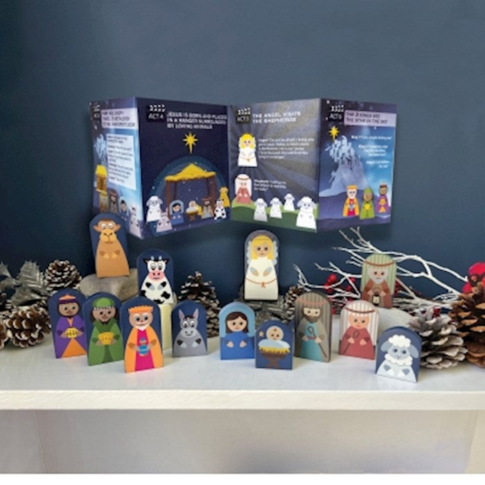Nativity Playset-W/Pamphlet