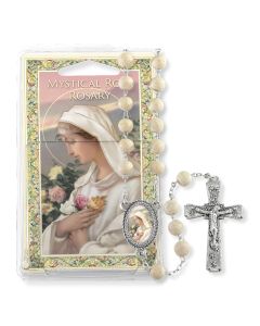 Rosary-Mystic Rose Rosary-Boxed