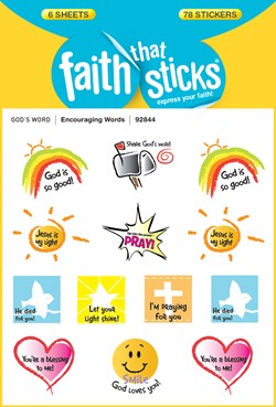 Stickers-Encouraging Words