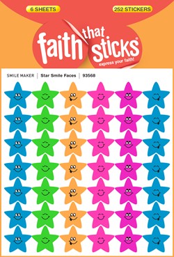 Stickers/Star Smile Faces/93568