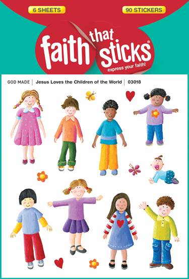 Stickers-Jesus Loves the Children of the World