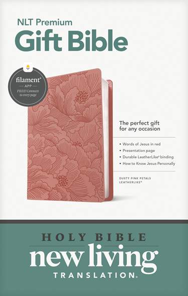 Bible-NLT-Premium Gift-Dusty Pink Petals