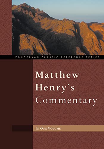 Book-Matthew Henry's Commentary Vol 1