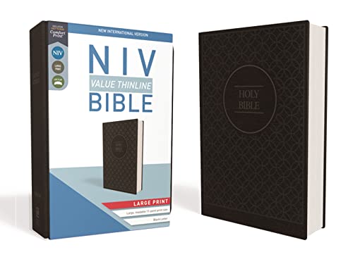 Bible/NIV/Value/LP/Black