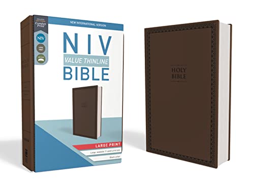 Bible/NIV/LP/Thin/Value/Chocolate