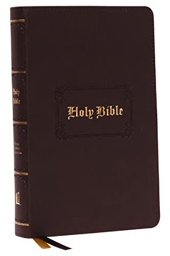 Bible-KJV-Personal Size-Lrg Print-Brown