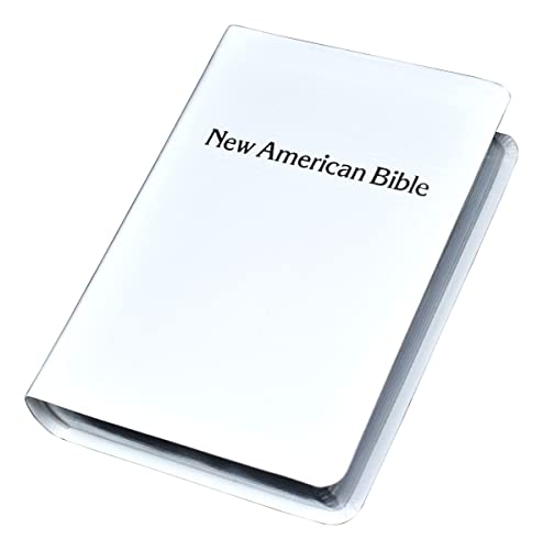 Bible/NAB/White/Leather