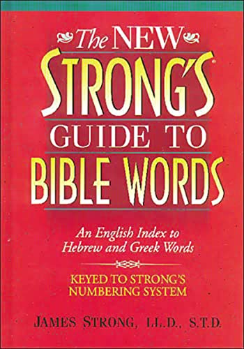 Book/Stong's Guide/Bible Words