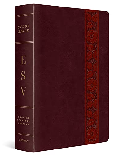 Bible/ESV/Mahogany/LP/Study