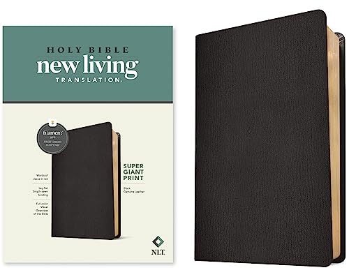 Bible-NLT-Super Giant-Black