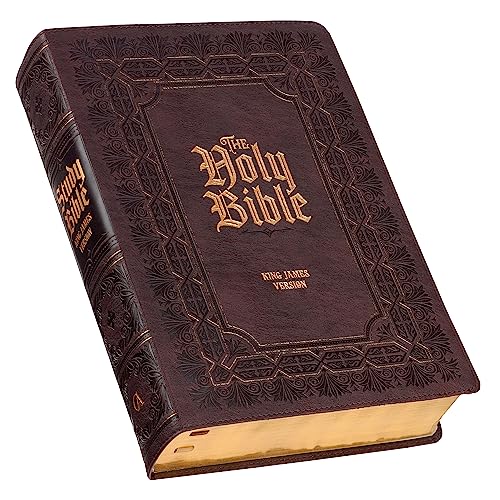 Bible-KJV-Study Bible-Brown-Indexed