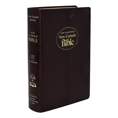 Bible/NCB/LPrint/St Jos/Burgundy/LG Print