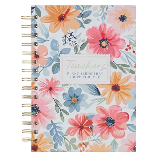 Journal-Spiral-Floral-Teacher-Plant Seeds