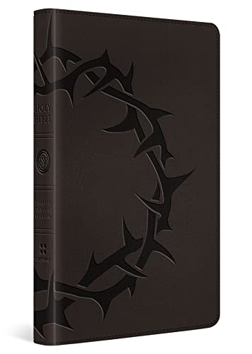 Bible-ESV-Charcoal-Crown Of Thorns-Thinline