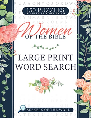 Book-Women Of The Bible Large Print Word Search