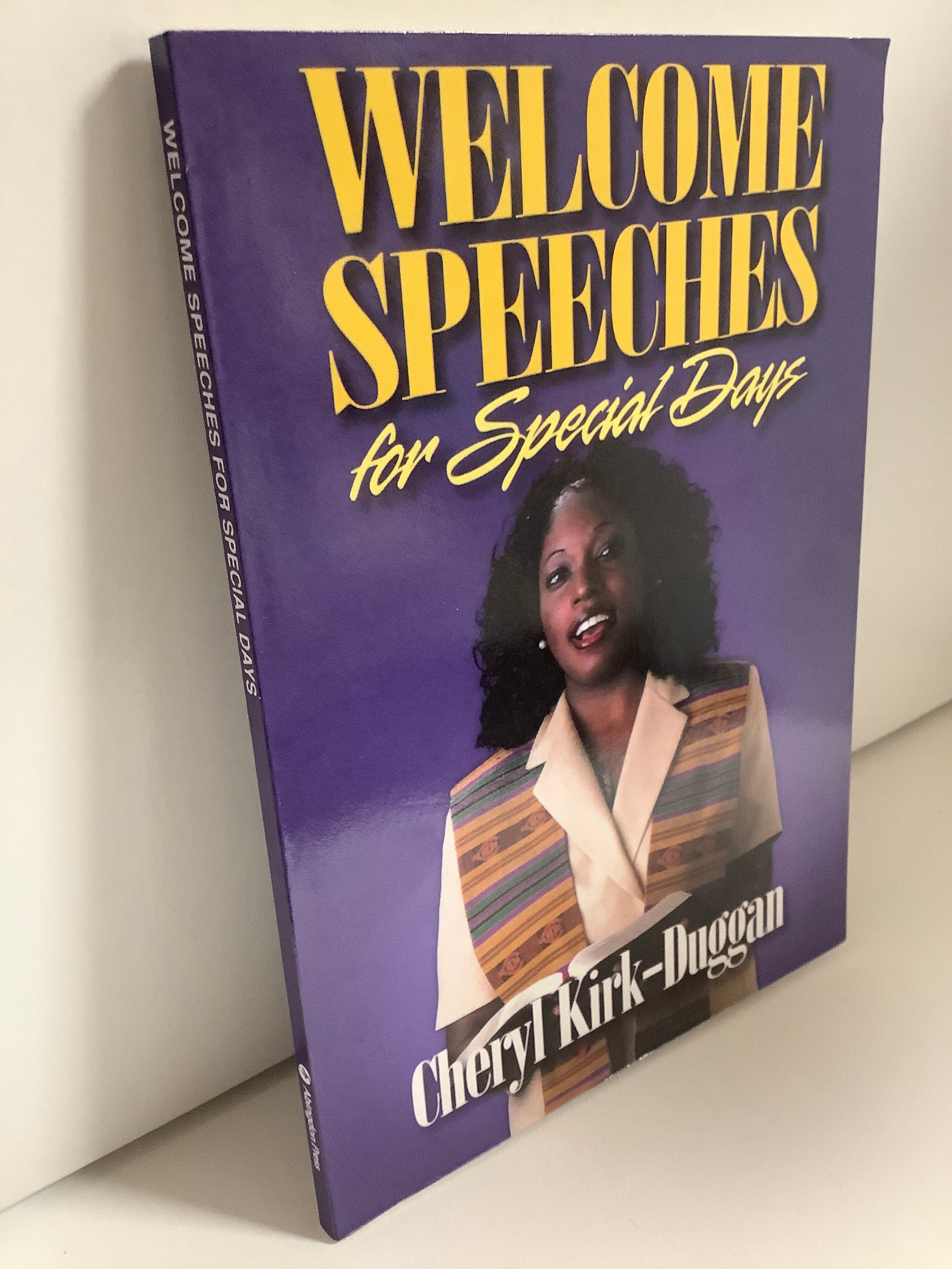 Book/Welcome Speeches