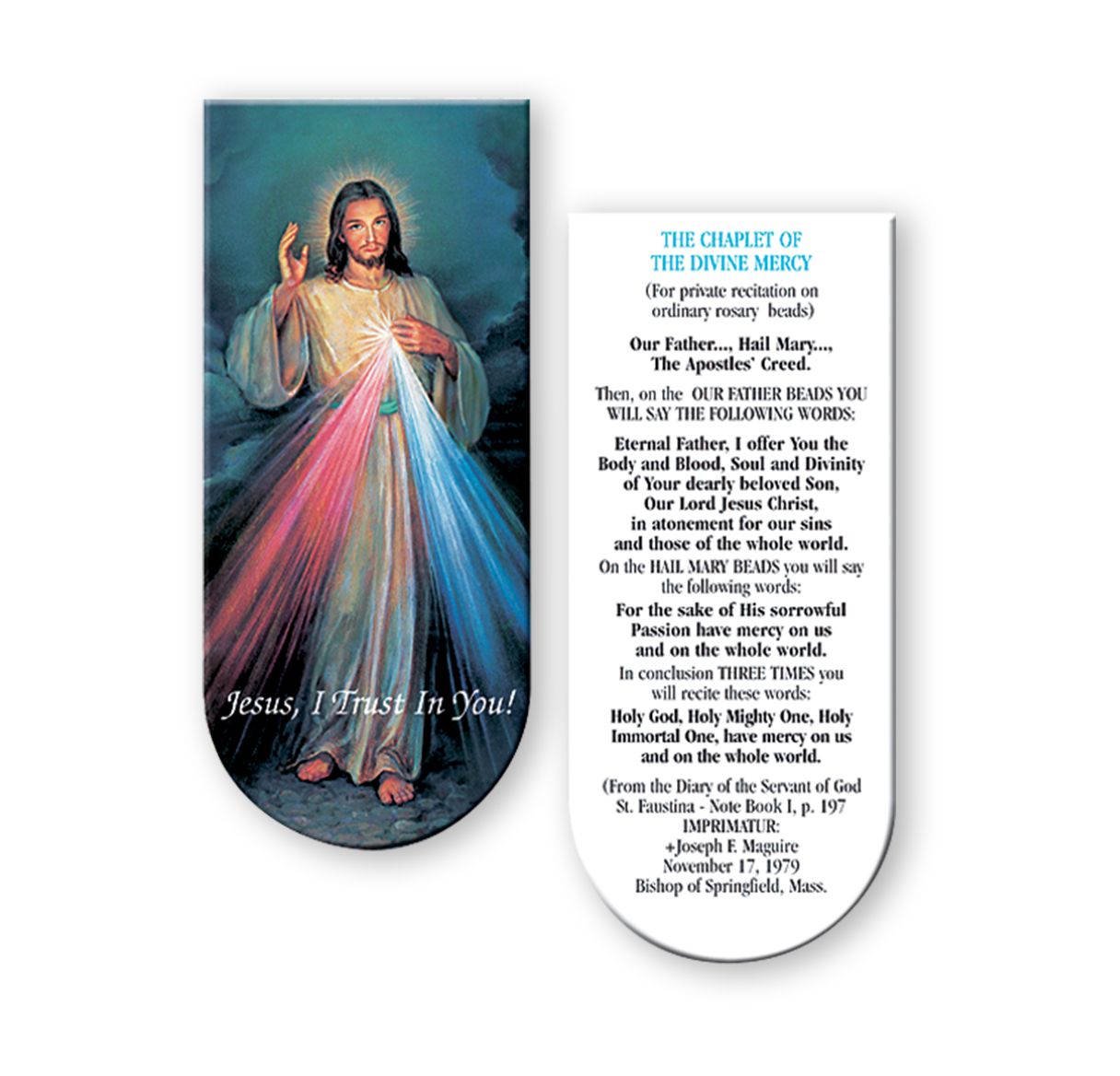 Bookmark/Magnetic/Divine Mercy/B