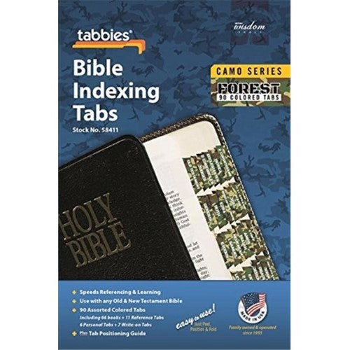 Bible Tabs/Catholic/Camo/Forest