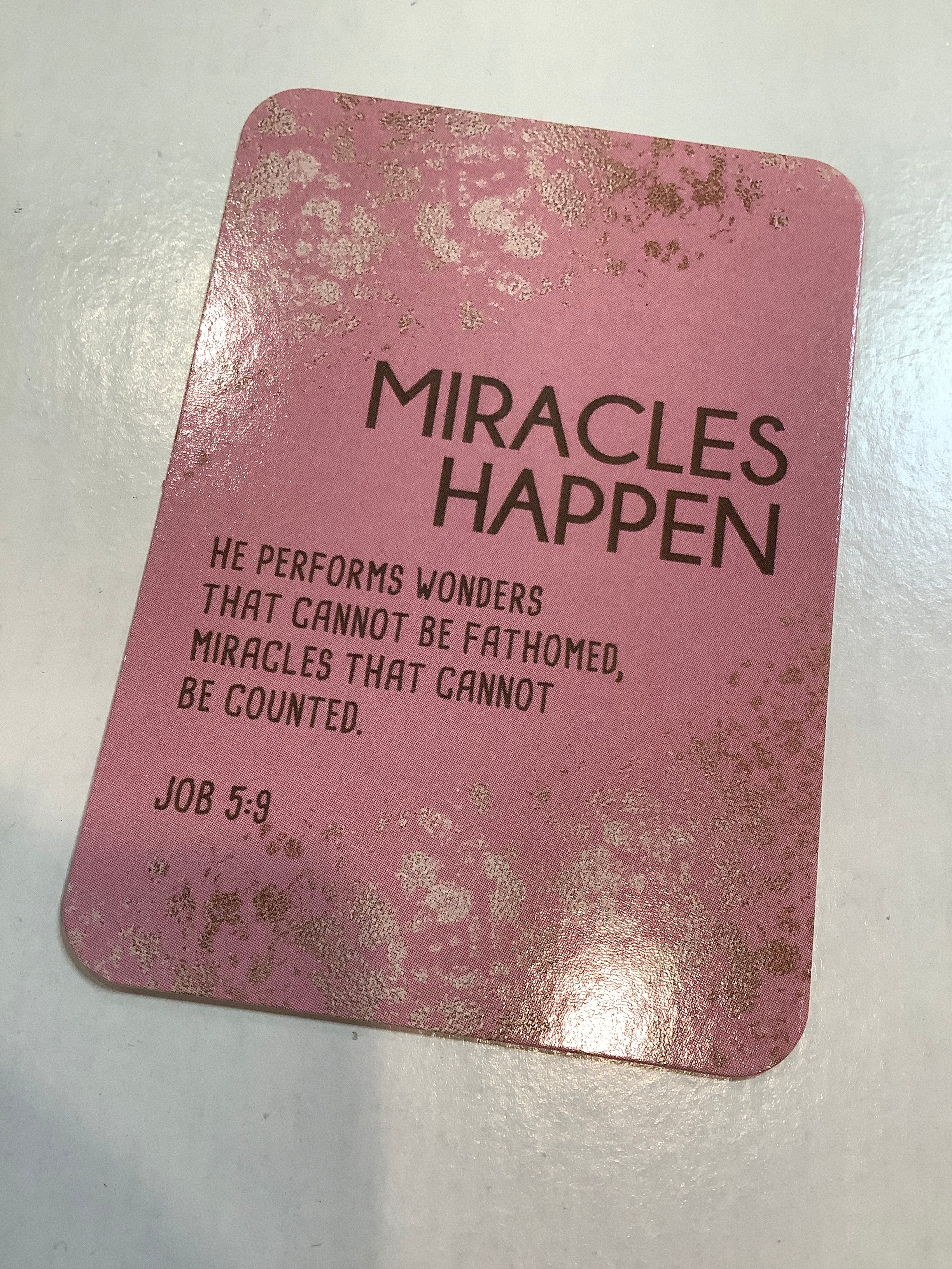 Pocket Card/Miracles Happen