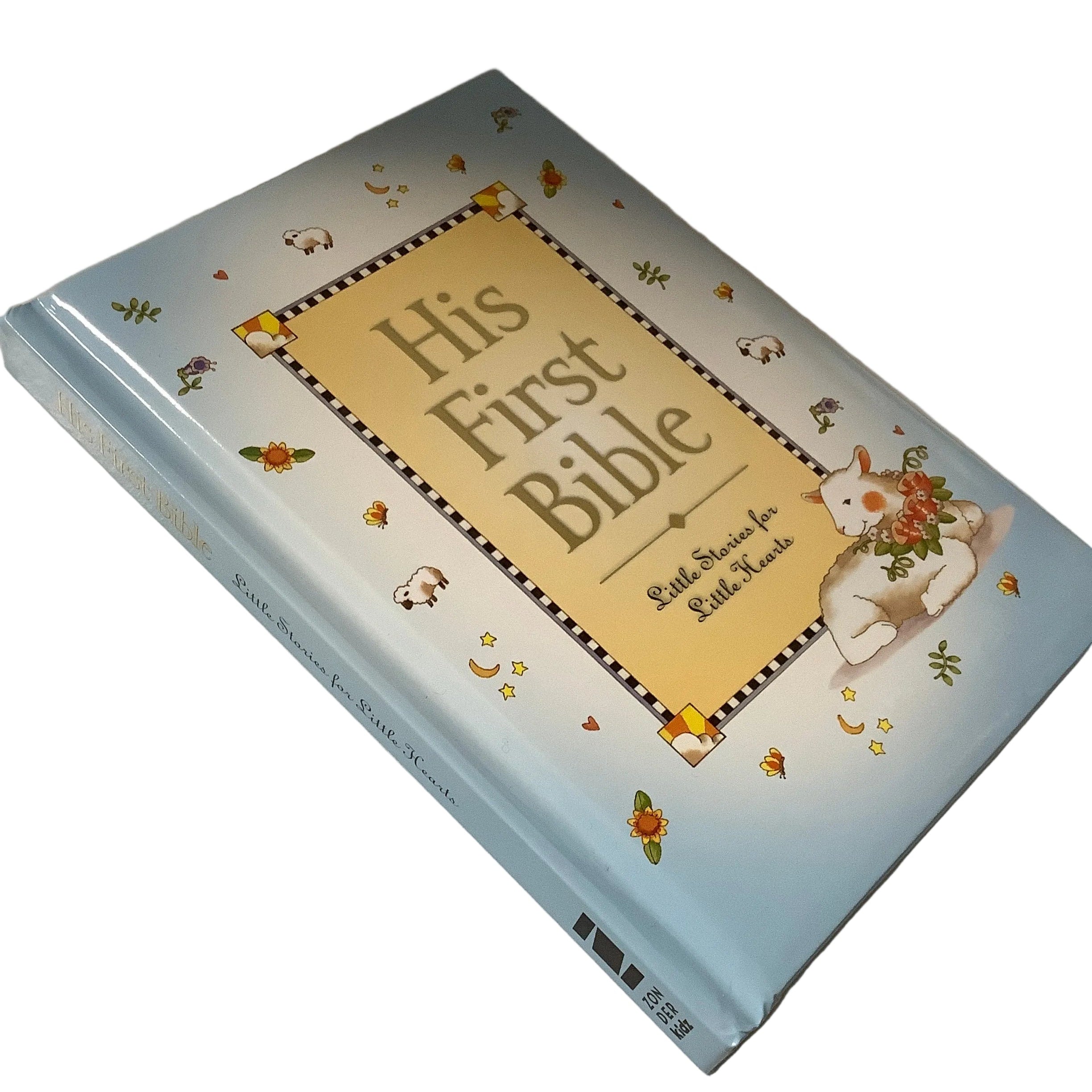 Book-His First Bible-Blue