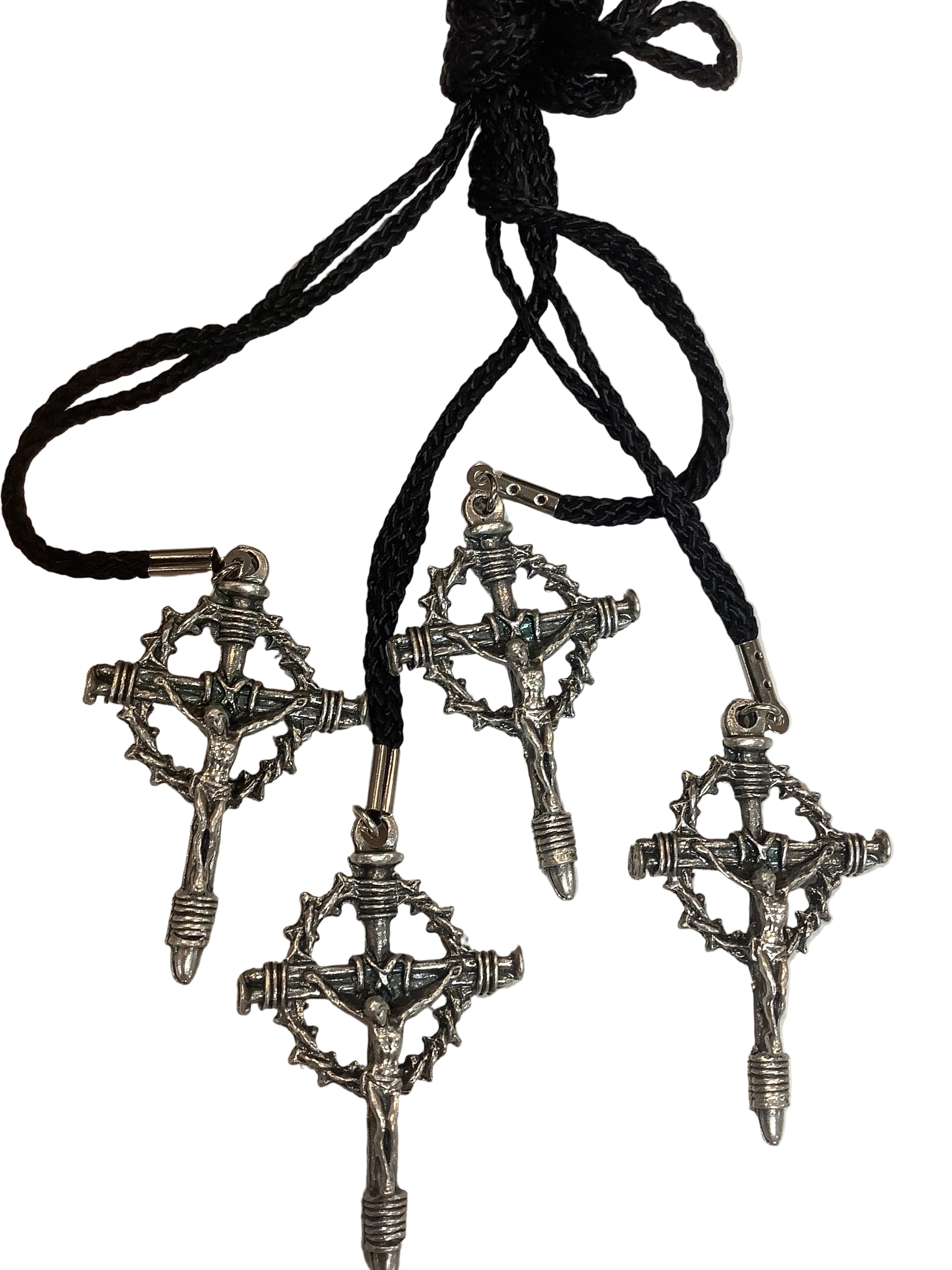Necklace-Crown Of Thorns Crucifix-16-460-CD