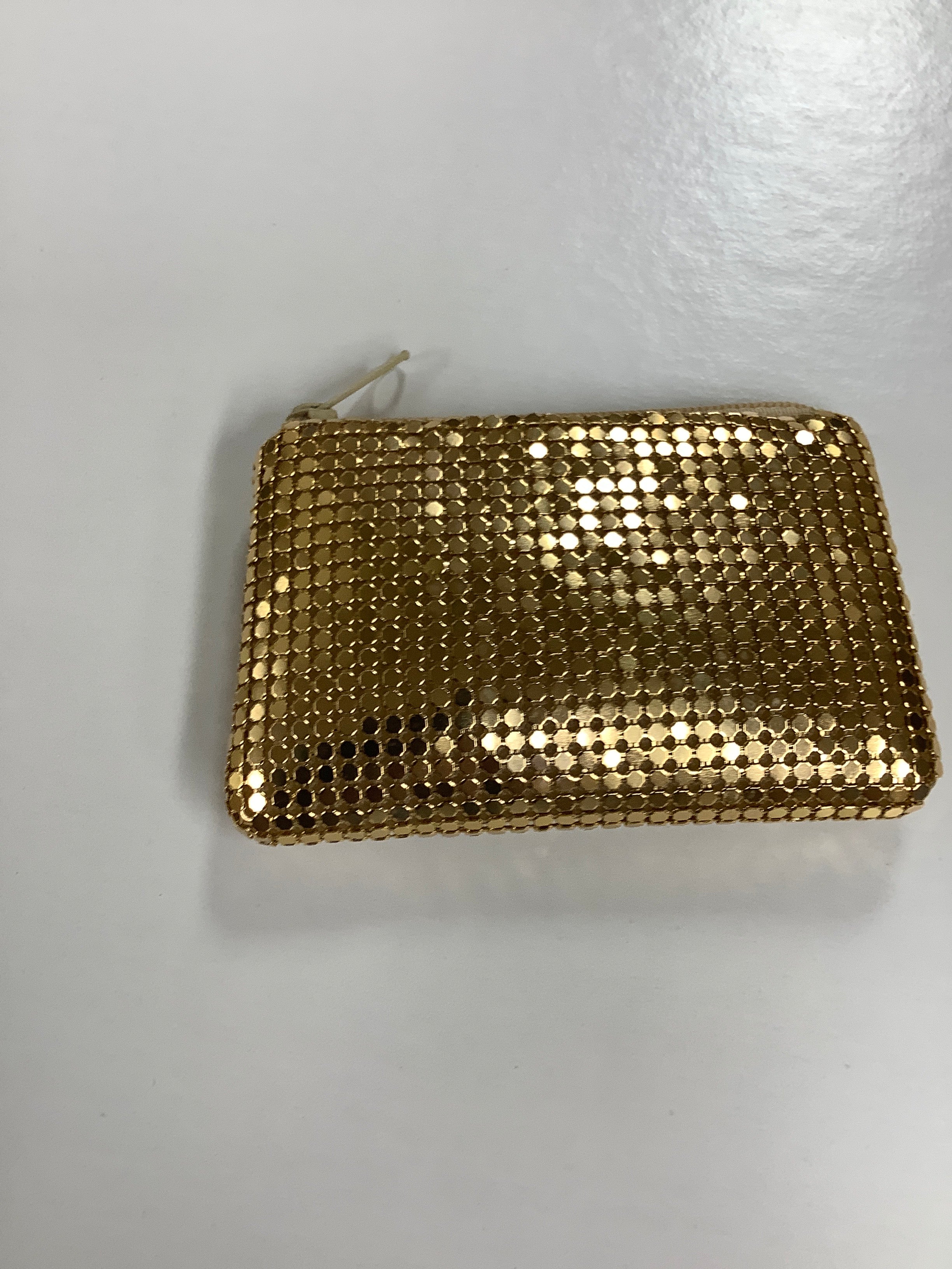 Rosary Case/Gold Mesh/Zippered