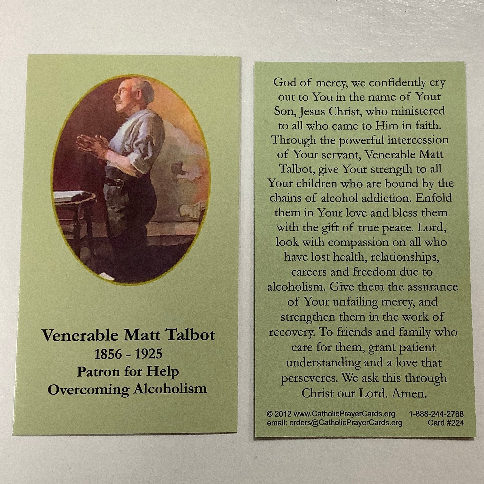 BM-#224/CPC-Venerable Matt Talbot