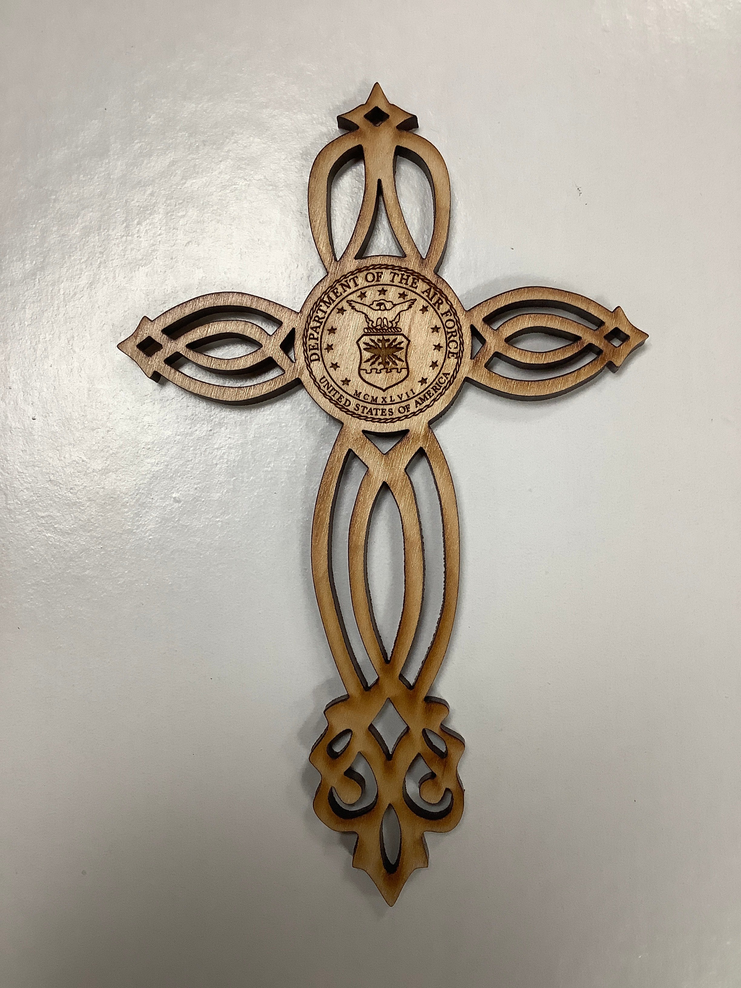 Wooden Cross-7"-Air Force