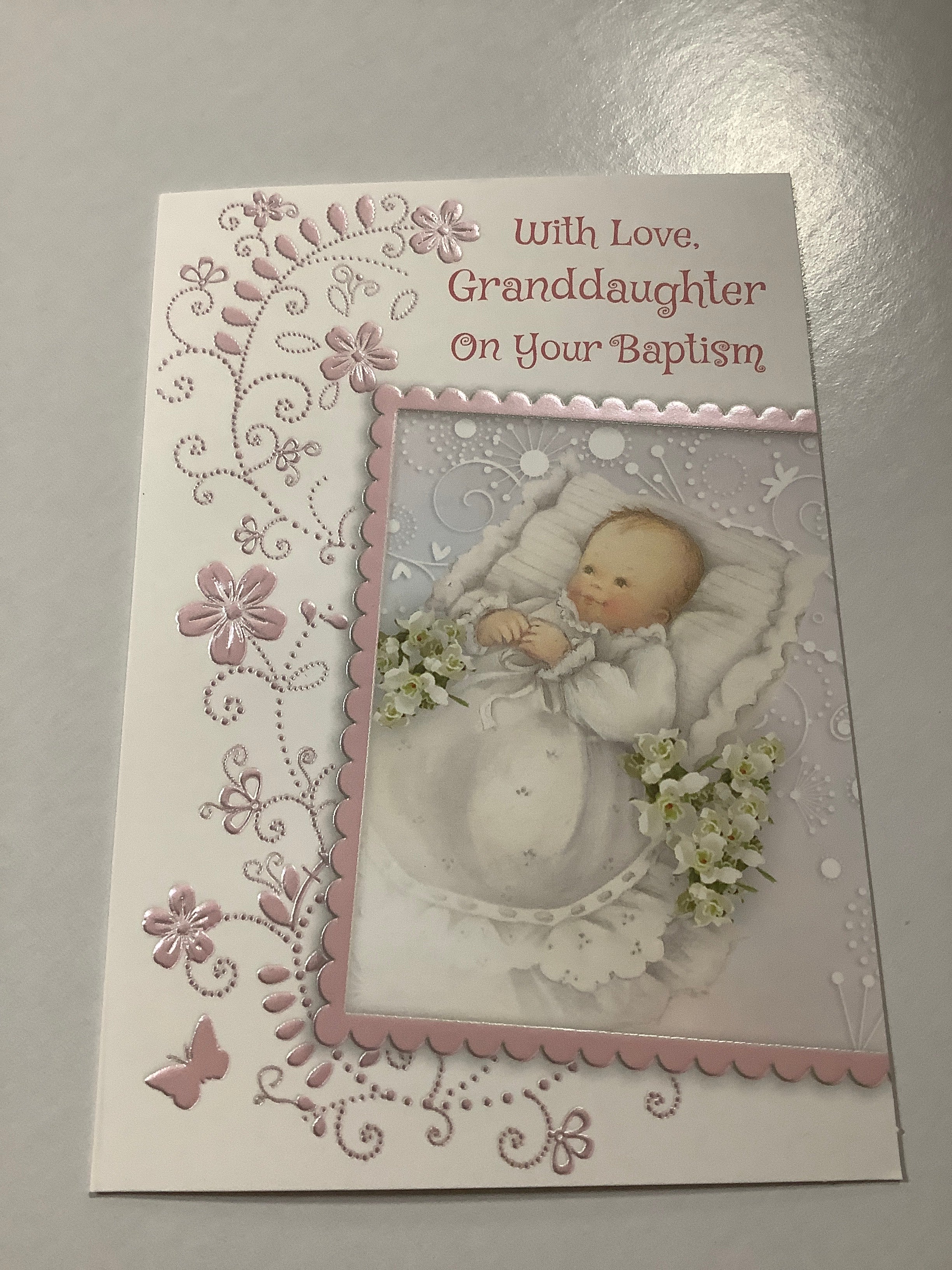 Card/Baptism/Granddaught/85606