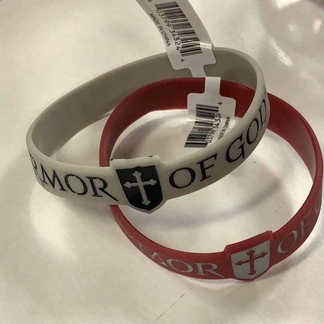 Bracelet/Eph 6:13-17/Full Armor of God/Silicone