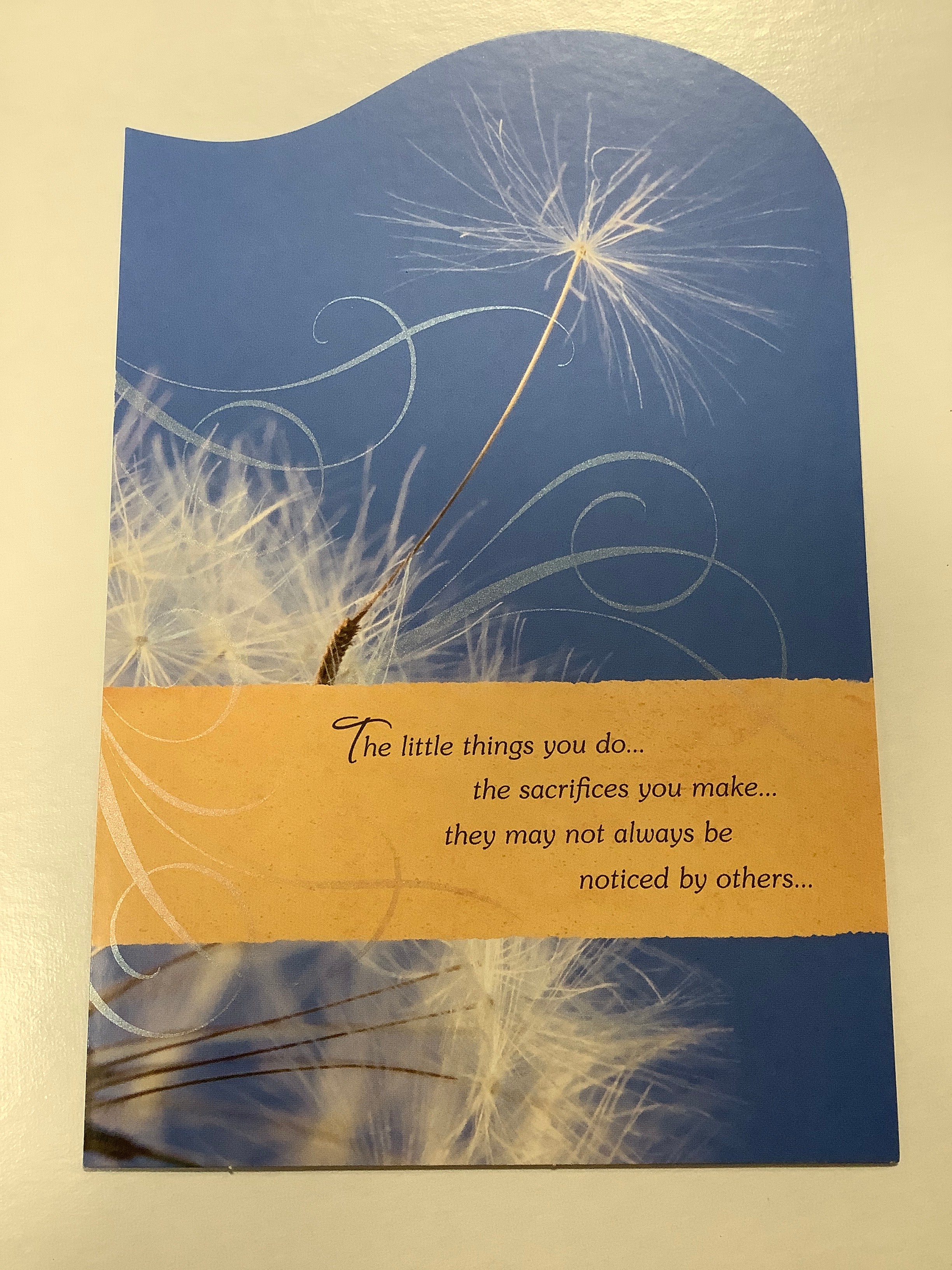 Card/The little things you do