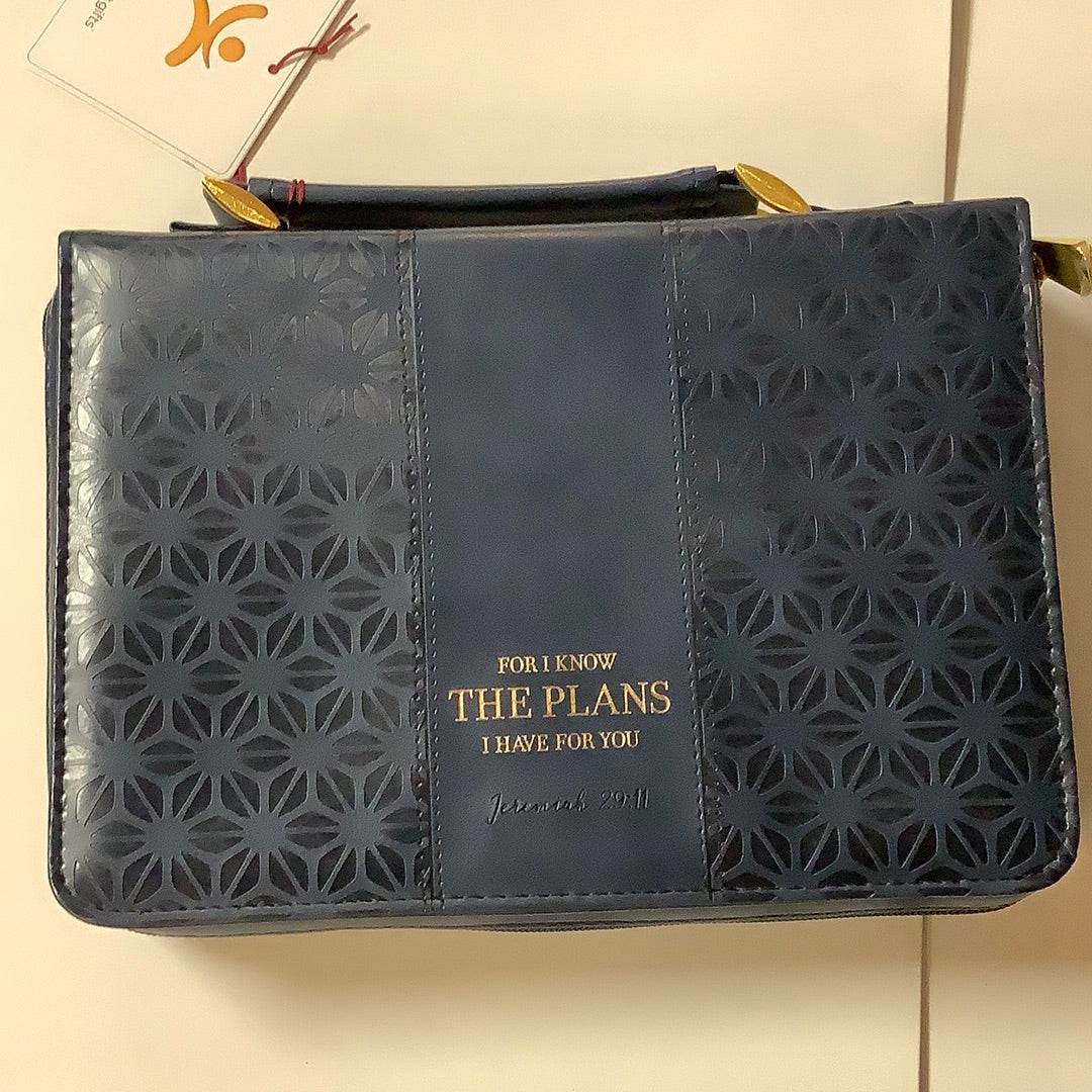 Bible Case/M/Navy/I Know The Pl