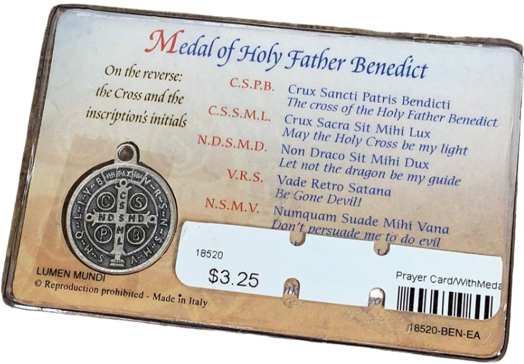 Prayer Card/WithMedal