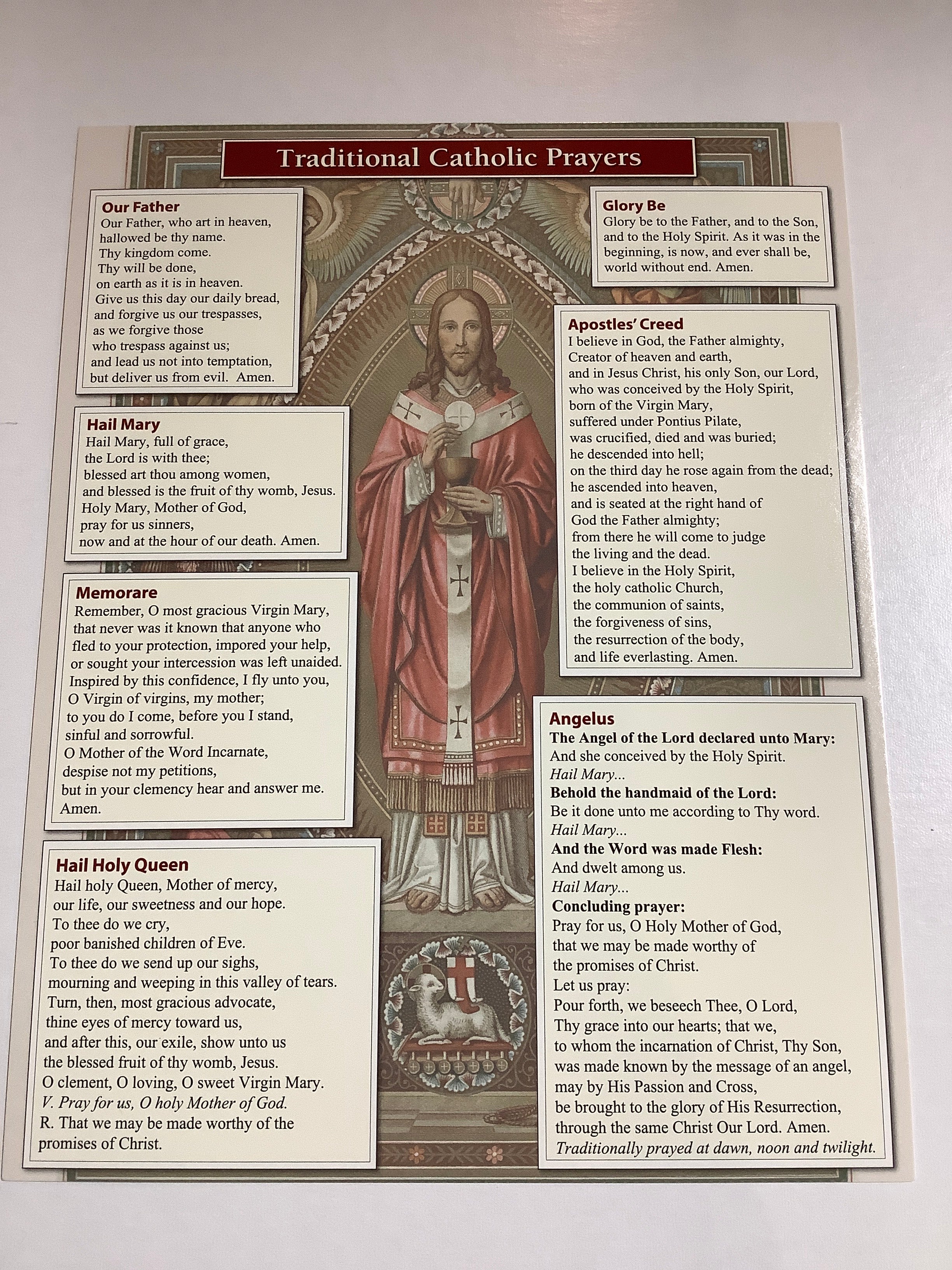 Prayer Card/8 x 10/English-PC-600