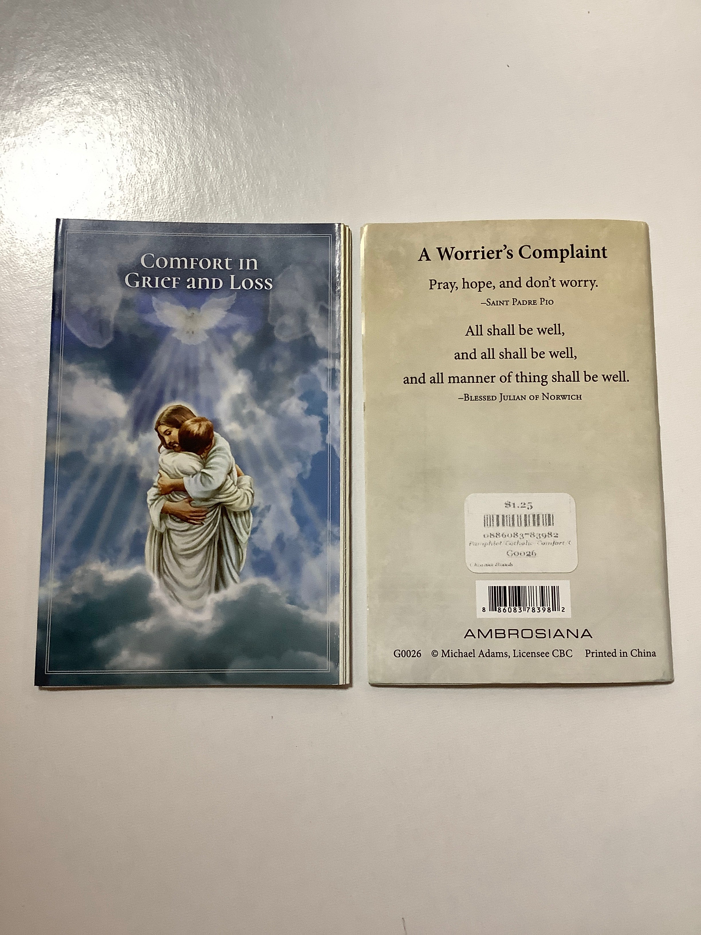 Pamphlet/Catholic/Comfort/Grief